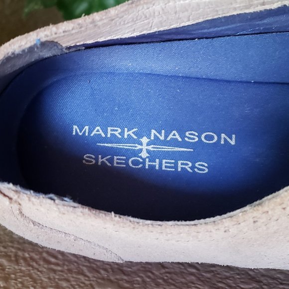Sketchers Mark Nason Tan Suede Wingtips, 11 Med - Picture 6 of 11